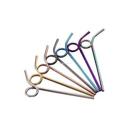 Beeman 2020 New Arrivals Food Grade Eco Bent Aluminium Drinking Straws